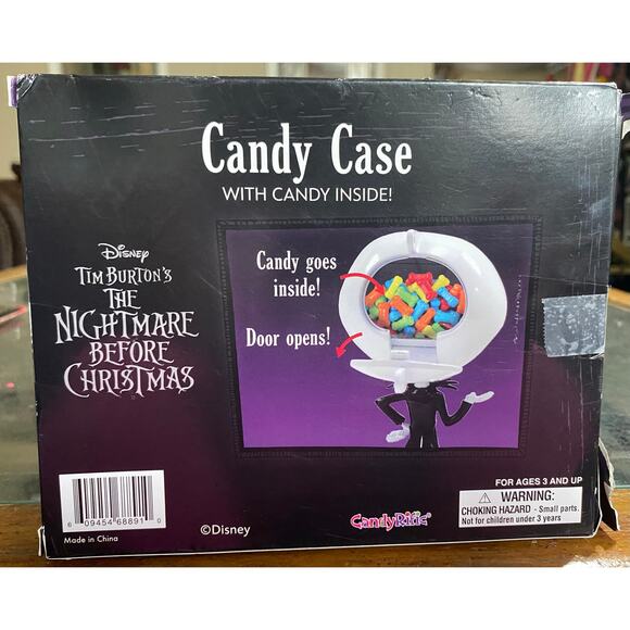 The nightmare before christmas candy dispenser jack and zero NEW - Picture 3 of 5
